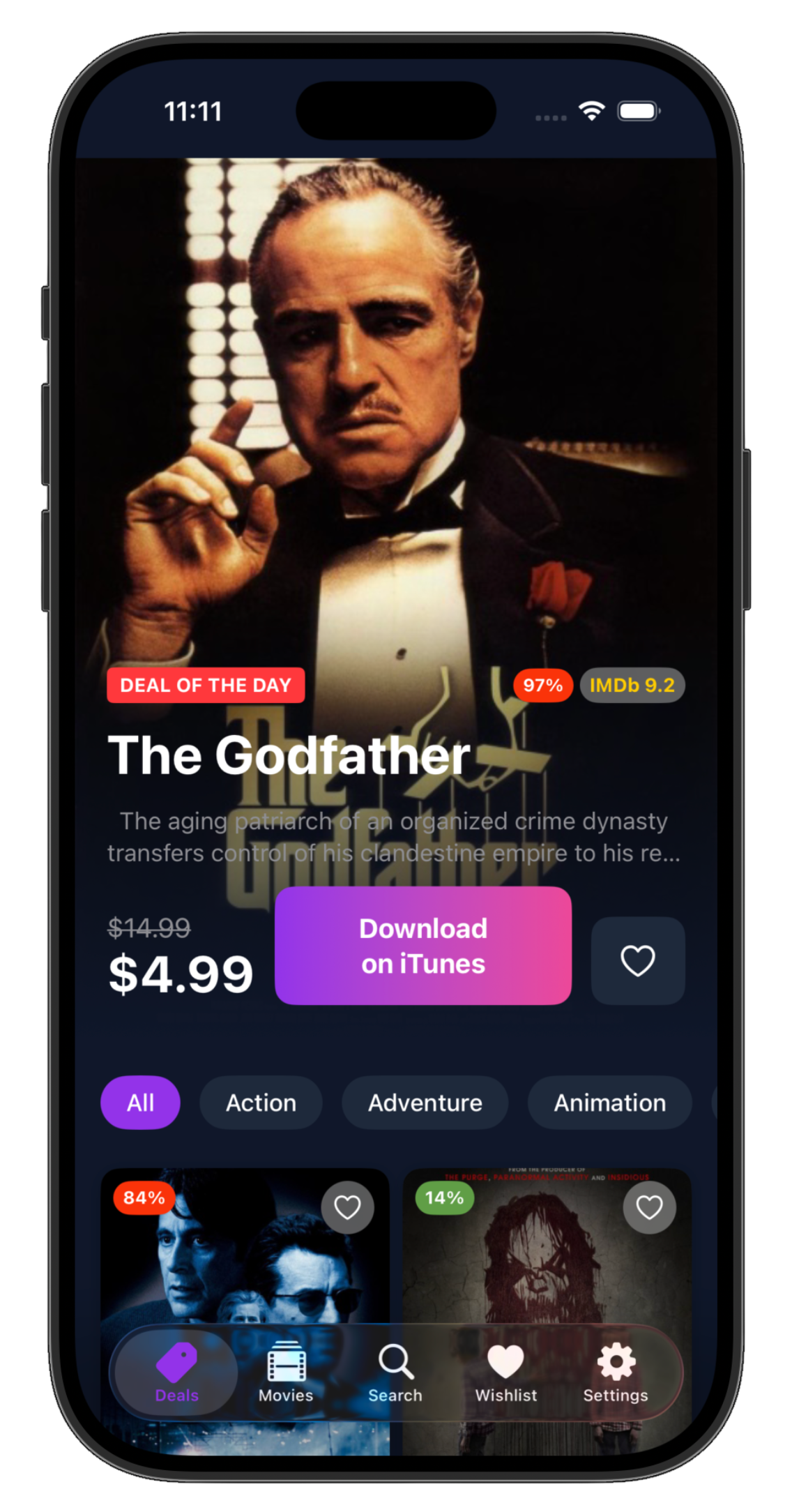 CineSave Pro App Preview